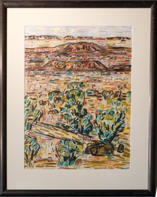 Desert Landscape 1982 by Jeffrey Makin