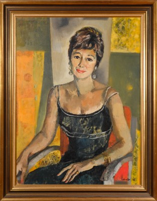 Portait of Claire Dan 1968 by Judy Cassab